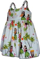 Pacific Legend White Toddlers Bungee Dress