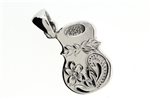 Paradise Collection Sterling Silver Kahiko Collection Ipu Heke Pendant
