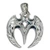 Paradise Collection Sterling Silver Maile Hawaii Bat Pendant