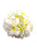 White & Yellow Plumeria Double Bracelet 1Piece