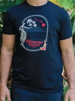 Hinano Tahiti メンズTシャツ [イケナ/ブラック]