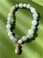 Angels by the Sea Amazonite  Ho'ola Ana Healing Jewelry Bracelet