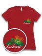 [Exclusive] Honi Pua Lehua Ladies Hawaiian Crew-neck T-Shirt
