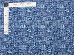 Hawaiian Tapa Blue Poly Cotton LC-80241#2
