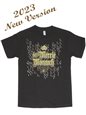 【New バージョン】 2023年 ユニセックス メリーモナーク オフィシャルTシャツ [ブラック ライトブラウン/コットン]