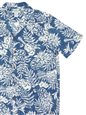 Two Palms Makaha Blue Rayon Men&#39;s Hawaiian Shirt