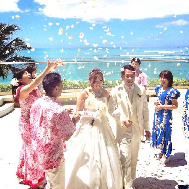 ハワイ結婚式お写真