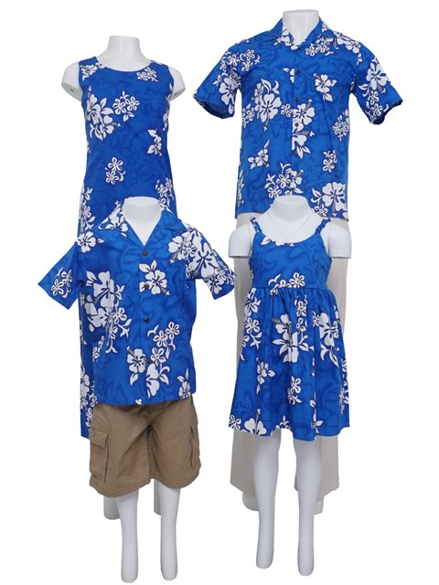 Matching Hawaiian Outfits for Family