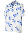 PL 410-3551 Cotton Hawaiian Shirt [Blue]