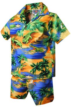 crocodile hawaiian shirt