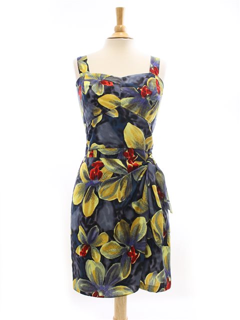 Vintage hawaiian outlet sarong dress