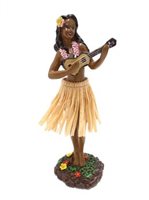 hula girl dashboard ornament
