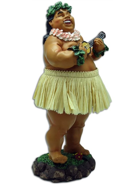 hawaiian dashboard hula boy doll