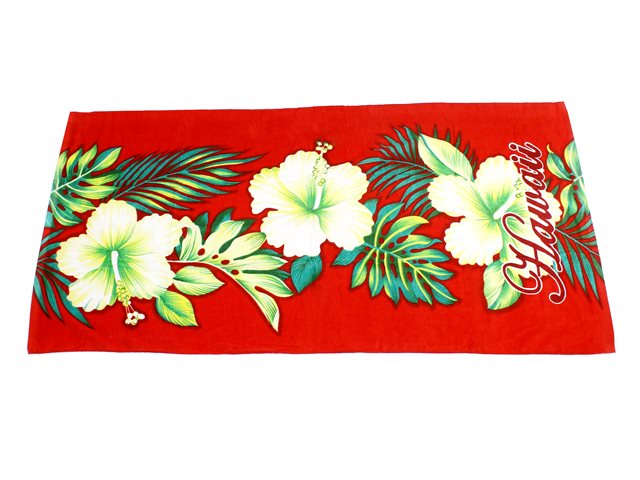 ハワイアン タオル [ハイビスカス] | AlohaOutlet (アロハ