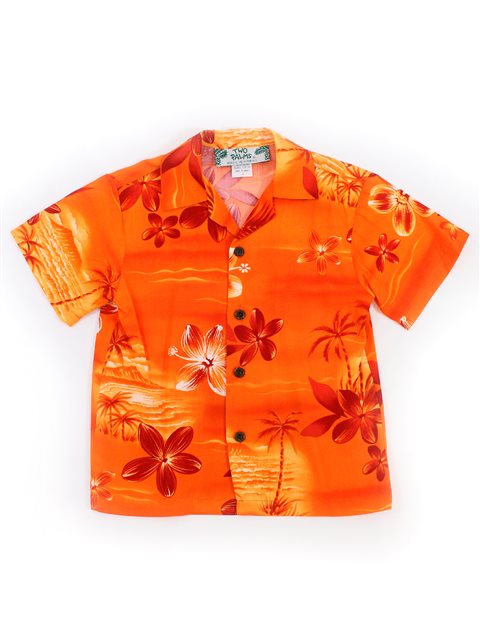 Aloha Shirt - Red Scenic