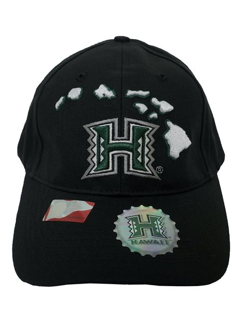 University of Hawaii, Accessories, New Uh Hawaii Rainbow Warriors Fitted Hat  Cap