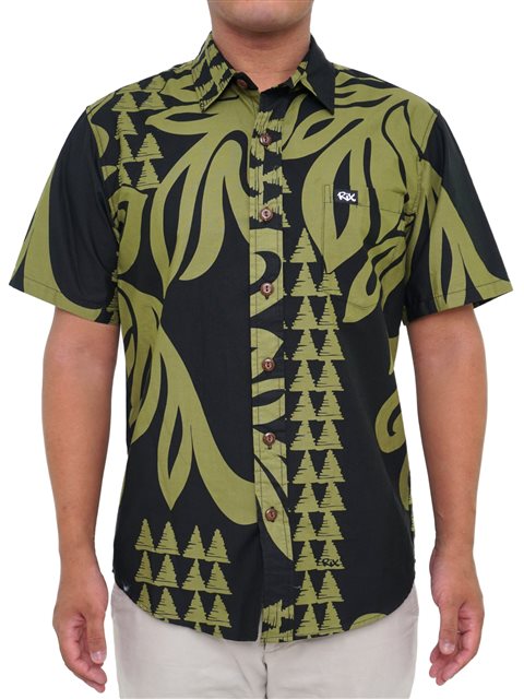 slim fit hawaiian shirt