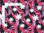 Tiare Blaze Black & Pink Poly Cotton OW-010