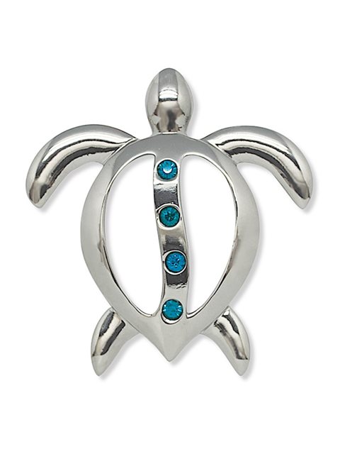 Island Heritage Honu Jeweled Ornament | AlohaOutlet