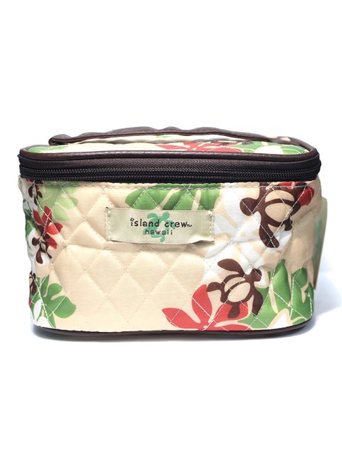 quilted cosmetic bag