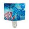 KC Hawaii Honu Tropical Glass Night Light