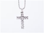 Paradise Collection Sterling Silver Maile Cross Pendant