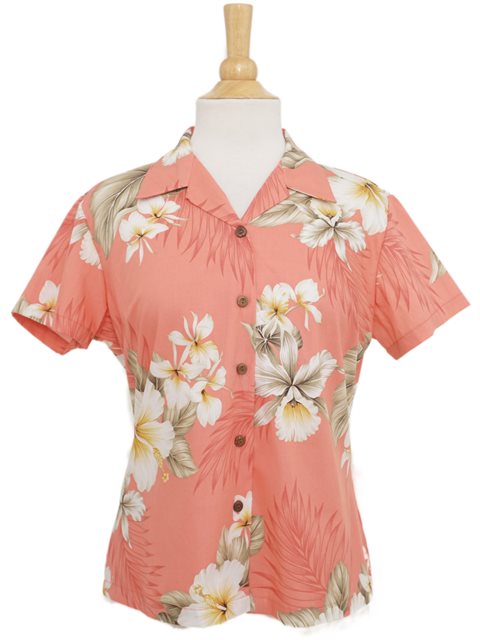 Pink Hibiscus Women's Hawaiian Shirt