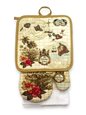 Island Heritage Islands of Hawaii Oven Mitt &amp; Potholder set