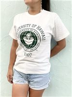 UH ハワイ大学Tシャツ [クラシックシール1907/ナチュラル/6.2oz]