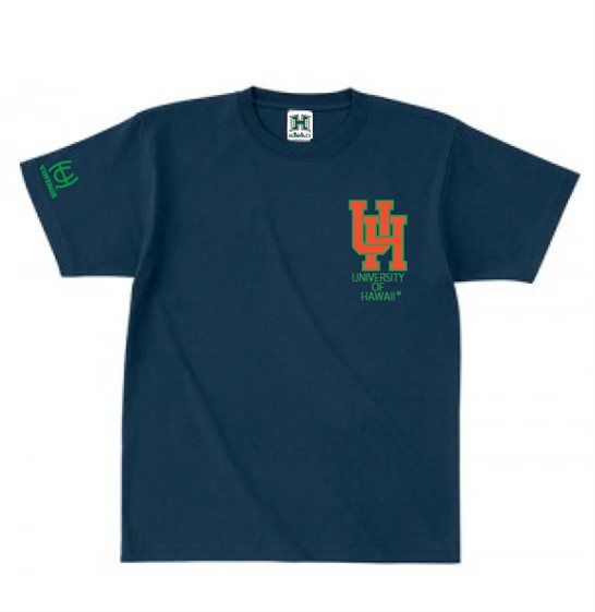 UH ハワイ大学Tシャツ [ヴィンテージUH/ネイビー/6.2oz]