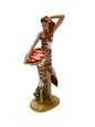 Fine Porcelain Hawaiian Figurine Lady with Fish Basket