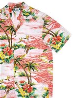 Plus Size] Two Palms Ceres Green Rayon Men's Hawaiian Shirt