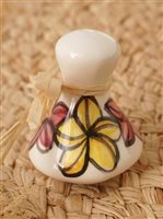 Plumeria Hawaiian Christmas Ornament Poi Pounder