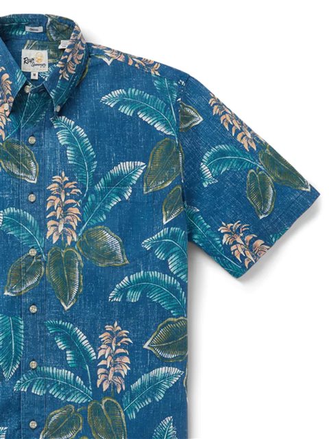Reyn Spooner Men's Shirt - Blue - XL