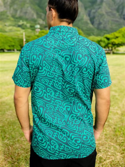 Ukulele Tiki Pattern Tropical Hawaiian Shirt Gift For Men And Women