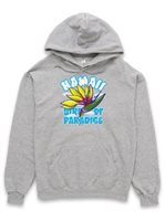 [Floral Collection] Honi Pua Sky Bird of Paradise Unisex Hawaiian Hoodie