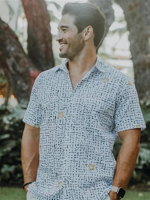 Rayon Hawaiian Shirt for Women Nalani Design