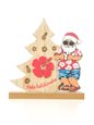 Christmas Tree Tabletop Wooden Christmas Santa