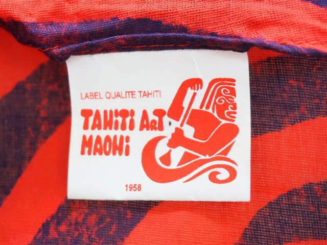 Tahiti Art Maohi パレオ [マオヒ/レッド] | AlohaOutlet (アロハ 