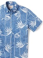 Reyn Spooner PERSONAL PARADISE BLUE HORIZON Spooner Kloth Men's Hawaiian Shirt Classic Fit