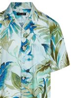 Jams World Azzurra Cobalt Rayon Men's Hawaiian Shirt