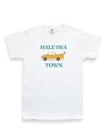 [Soha Living Collaboration] Honi Pua Hale'iwa Town Unisex Hawaiian T-Shirt