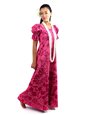 [USED ITEM] Gradation Medley Pink Poly Cotton Hawaiian Long Muumuu Dress (USED)