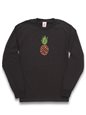 [Soha Living Collaboration] Honi Pua Pineapple Hearts Unisex Hawaiian Long Sleeve T-Shirt