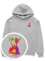 [Soha Living Collaboration] Honi Pua Kamehameha HI Pocket Unisex Hawaiian Hoodie