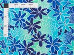 Tiare & Protea Turquoise Poly Cotton LW-24-908