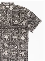 Reyn Spooner Lahaina Sailor Black Onyx Spooner Kloth Men's Hawaiian Pullover Shirt