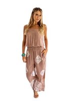 Lani Lau Sand Dollar Collection Taupe HOLO ROMPER