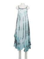 Lani Lau Waikiki Collection Teal Flamenco Dress