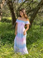 Lani Lau Waikiki Collection Pink Ombre Romantic Dress